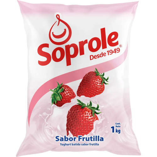 yogurt bolsa frutilla